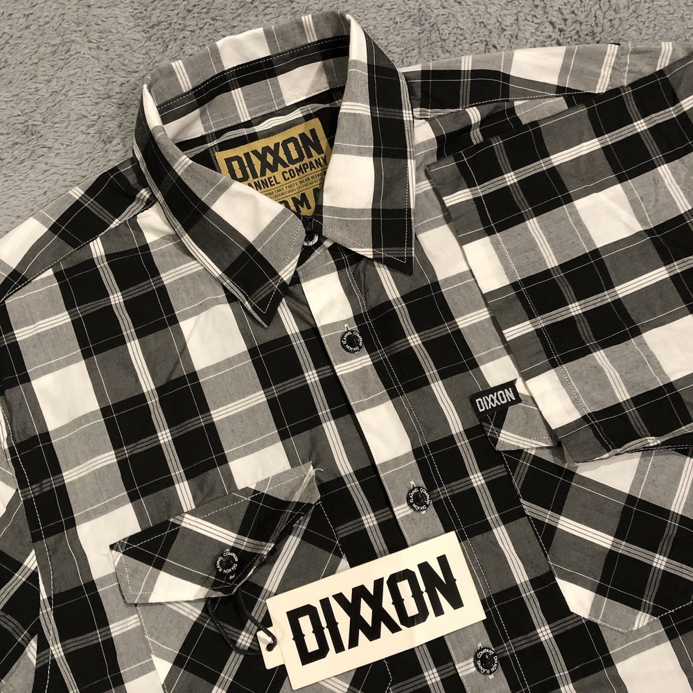 Dixxon Flannel Short Sleeve Shirt "The Thomas" Men's M Bamboo *READ